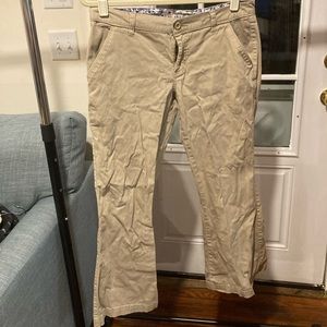 Low Rise Bootcut Khakis